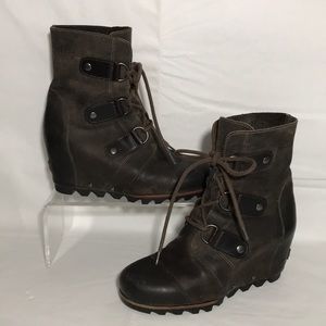 Sorel Brown Ankle Boots